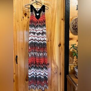 Racer back maxi dress